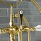 Kingston Brass AE107T7 Deck Mount Clawfoot Tub Faucet, Brushed Brass AE107T7 - alternate 5